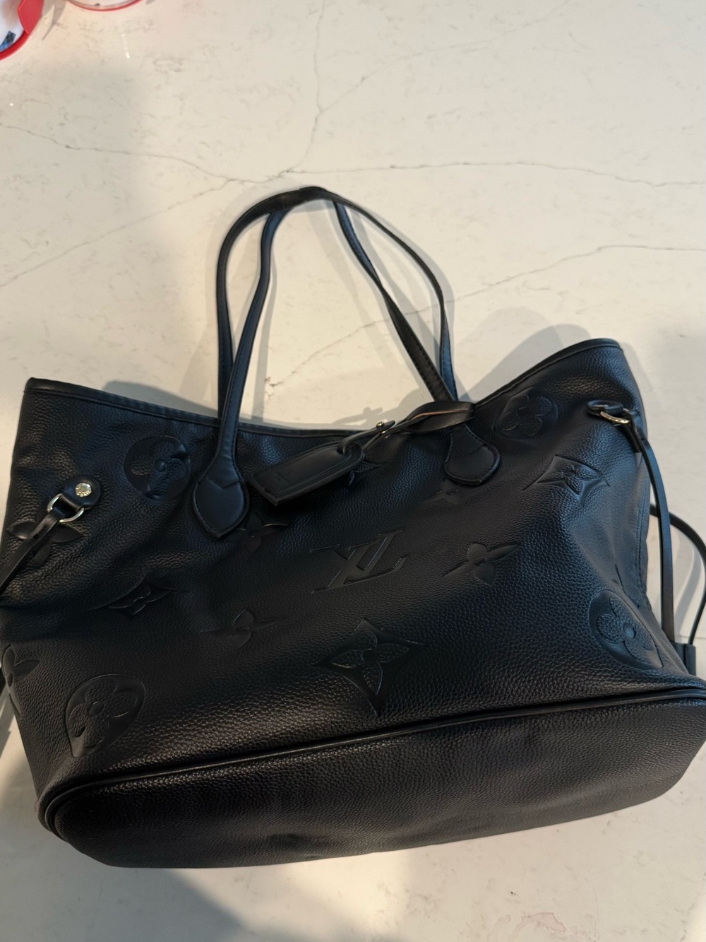 Black tote bag